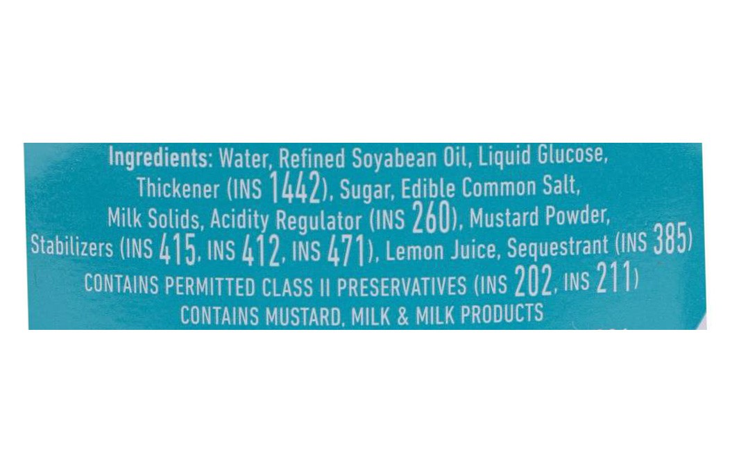 Cremica Mayo Lite   Plastic Jar  275 grams